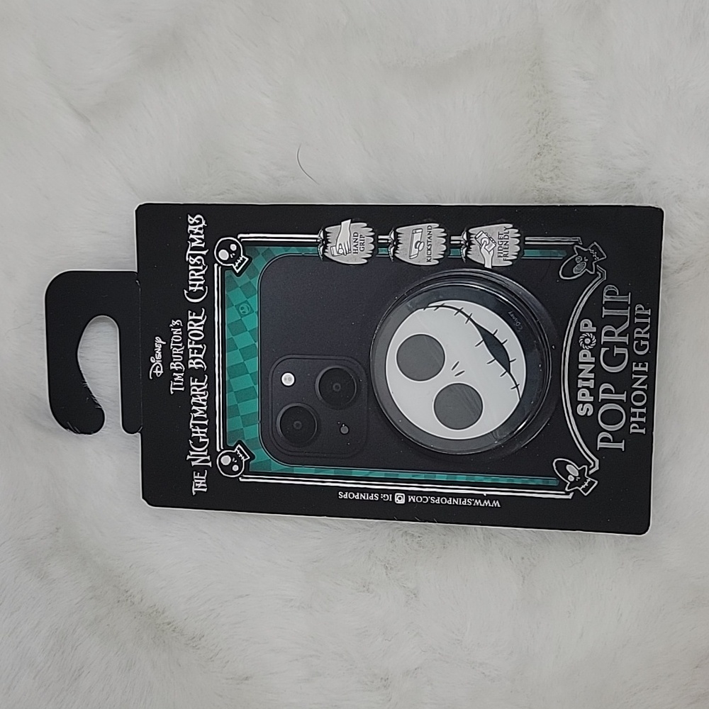 Disney The Nightmare Before Christmas Spinpop Pop Grip Phone Grip Jack Skellingt